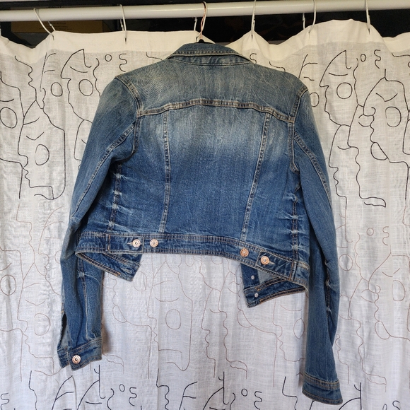 Distressed Denim Jacket - Picture 2 of 7